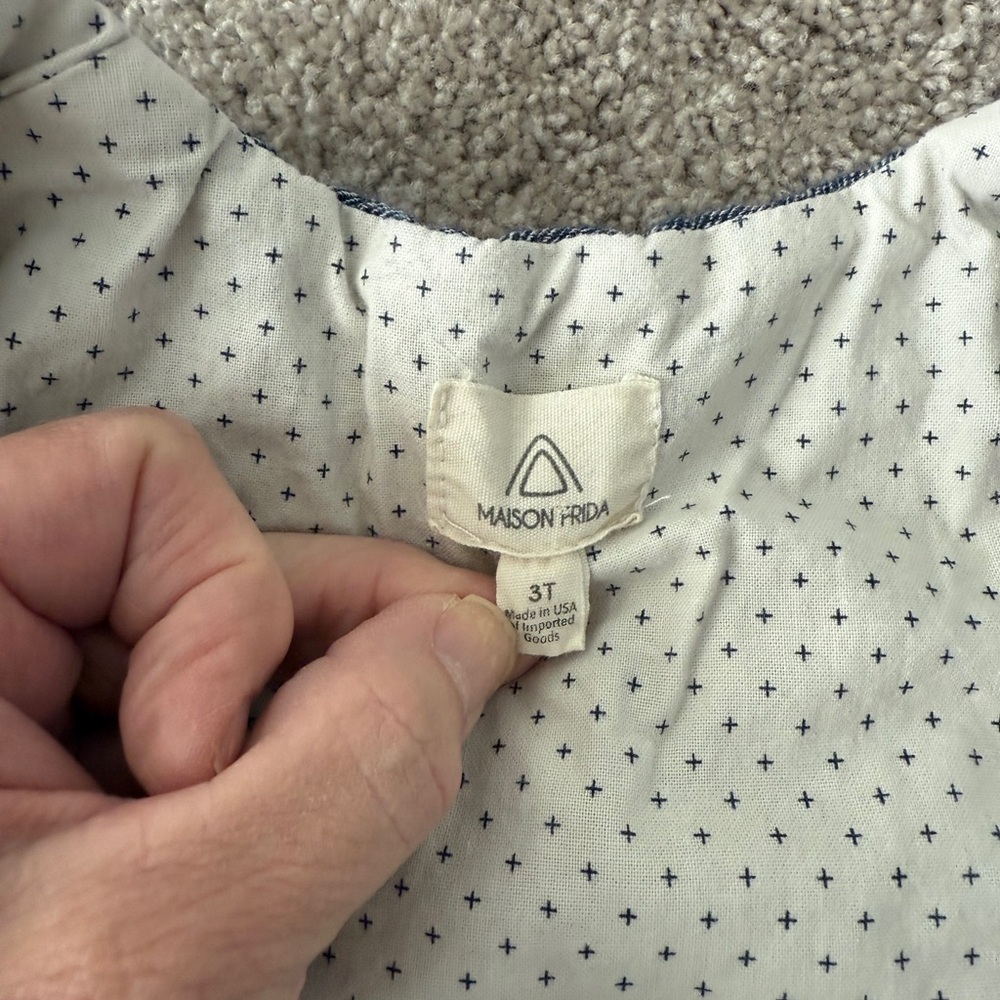 Maison Frida Girls Button Up Jacket - Picture 4 of 5